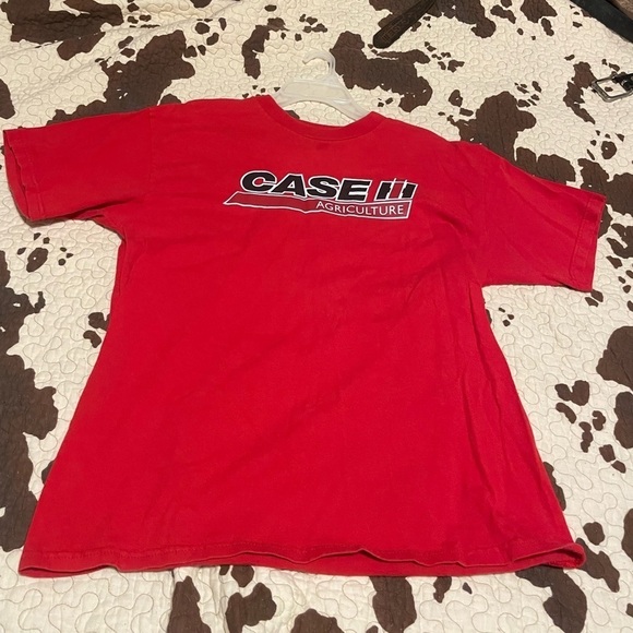 Men’s Red Case IH Agriculture Logo T-Shirt Size Large - Picture 1 of 2